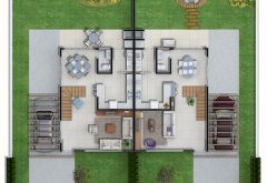 Casa Condomínio Fechado Horizontal - Planta Baixa Casa-A4-A5-INFERIOR